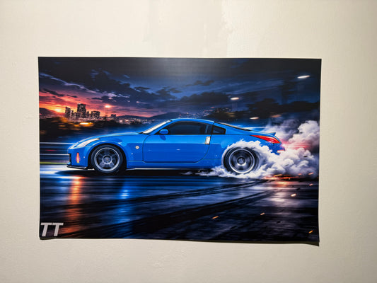350z "Skyline" Poster 11 x 17